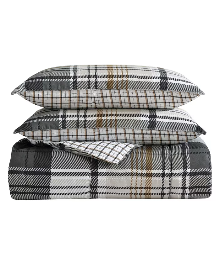 Eddie Bauer Normandy Plaid Comforter Set， Full Queen