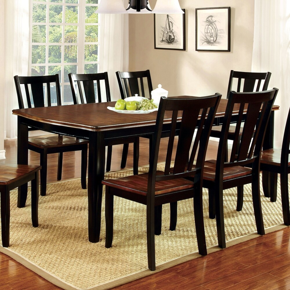 Furniture of America Betsy Jane Country 78 inch Expandable Dining Table