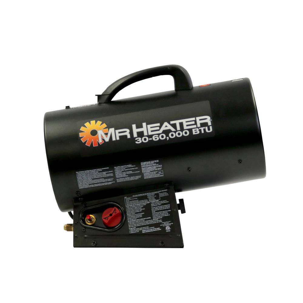 Mr. Heater 60000 BTU Forced Air Propane Space Heater with Quiet Burner Technology MH60QFAV