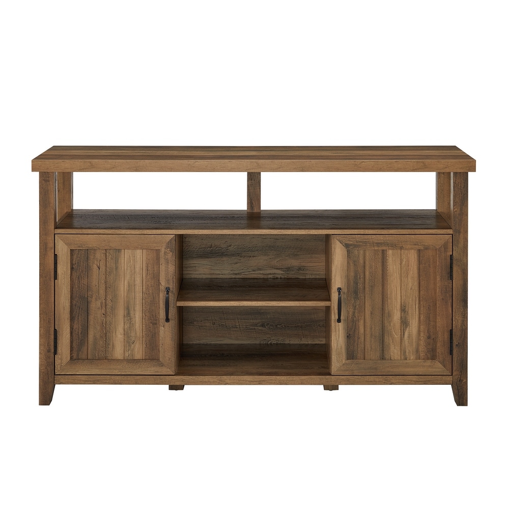 Middlebrook 58 inch Groove Door Highboy TV Stand