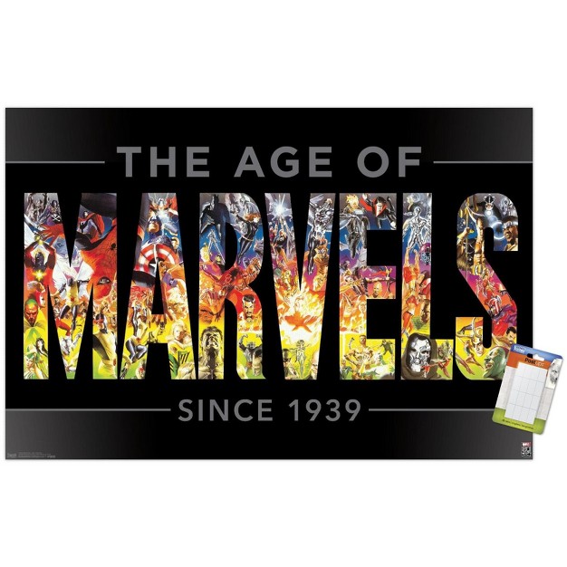 Trends International Marvel Comics Marvel 80th Anniversary Age Of Marvels Unframed Wall Poster Prints