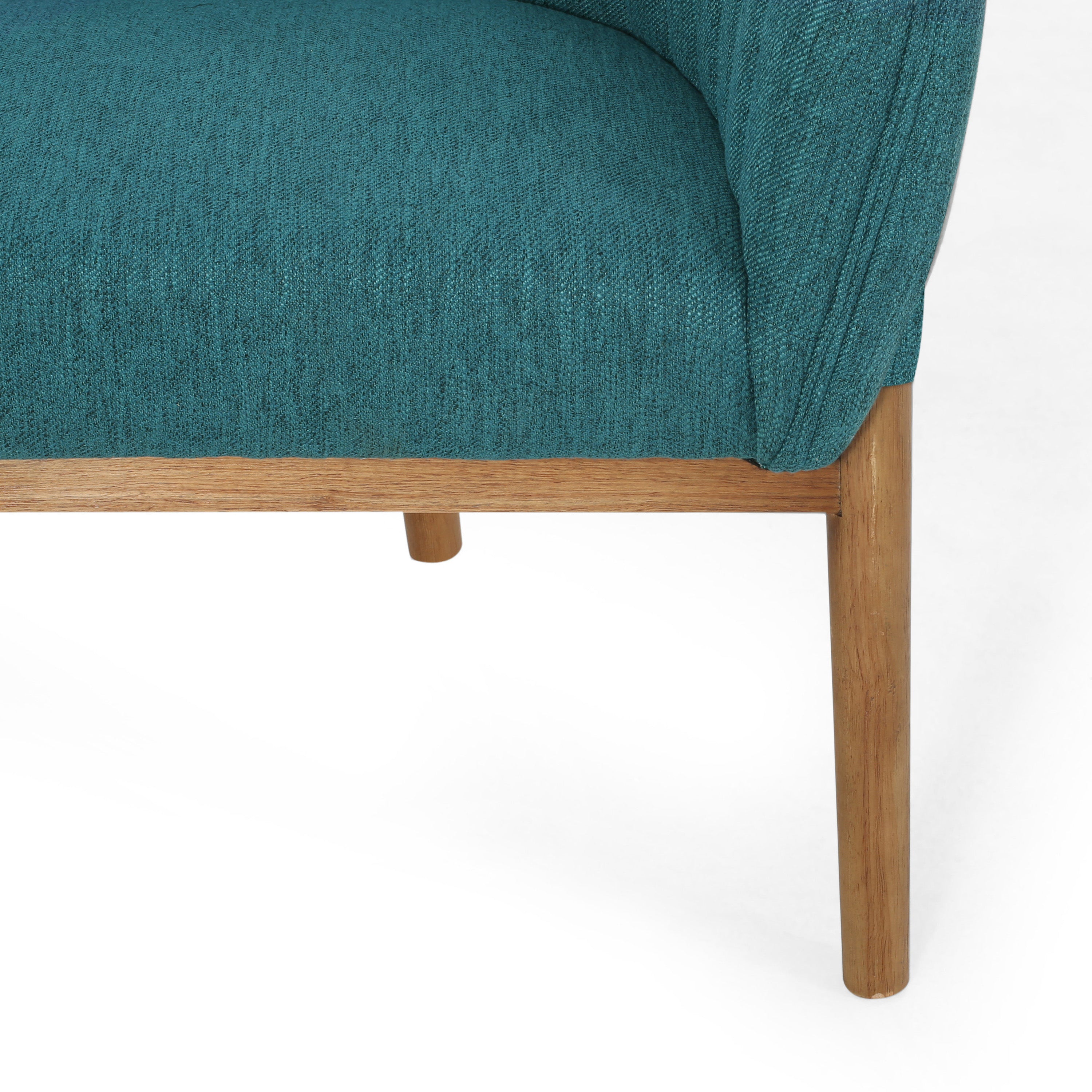 Deborah Mid-Century Fabric Settee