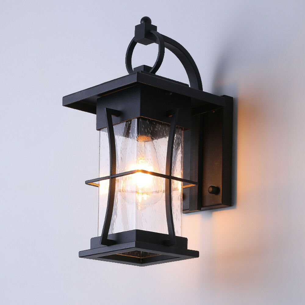 Outdoor Wall Lantern Sconce Porch Lamp Wall Light Fixtures Exterior Waterproof Outdoor Wall Light Retro Exterior Lantern Sconce Industrial Porch Patio Lamp Wall Light Fixture Exterior Lighting Lamp