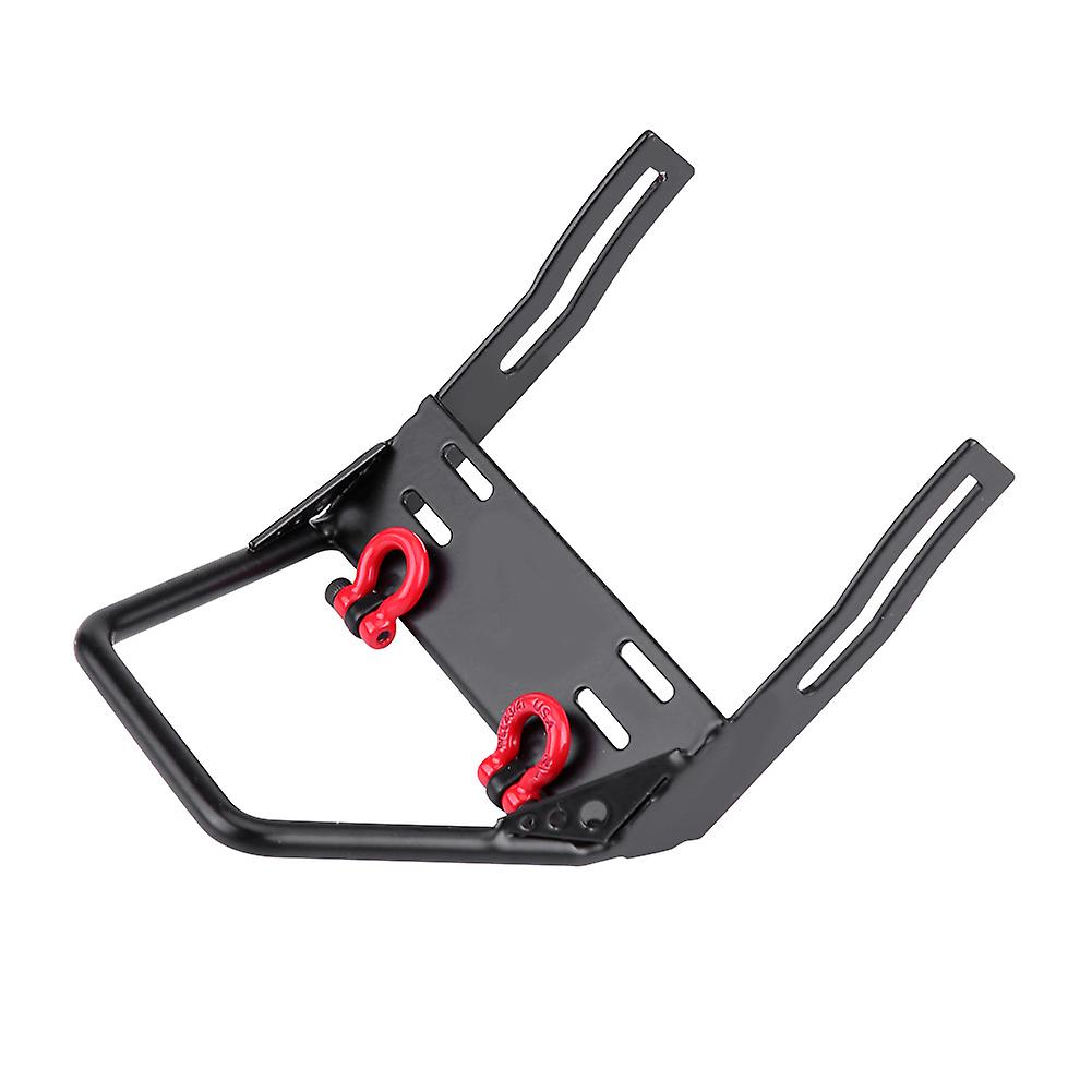 Rc Crawler Steel Front Bumper Winch Mount For Axial Scx10 1/10 Remote Control Car (flat)