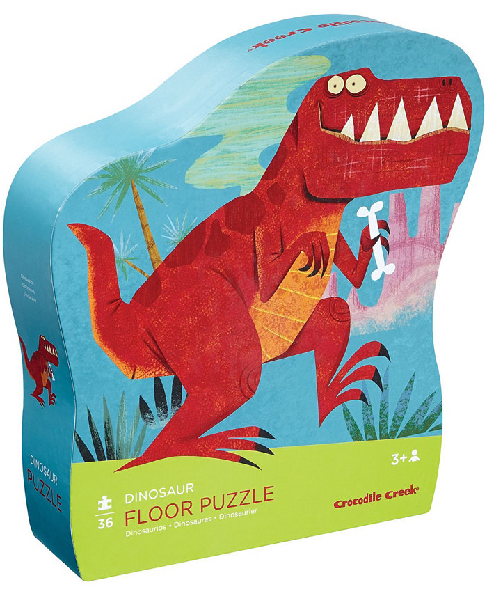 Crocodile Creek Dinosaur Floor Puzzle- 36 Piece - Dinosaur Toy