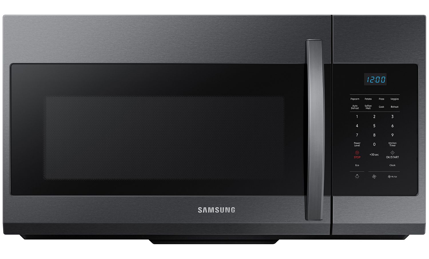  1.7 Cu. Ft. Fingerprint Resistant Black Stainless Steel Over-The-Range Microwave