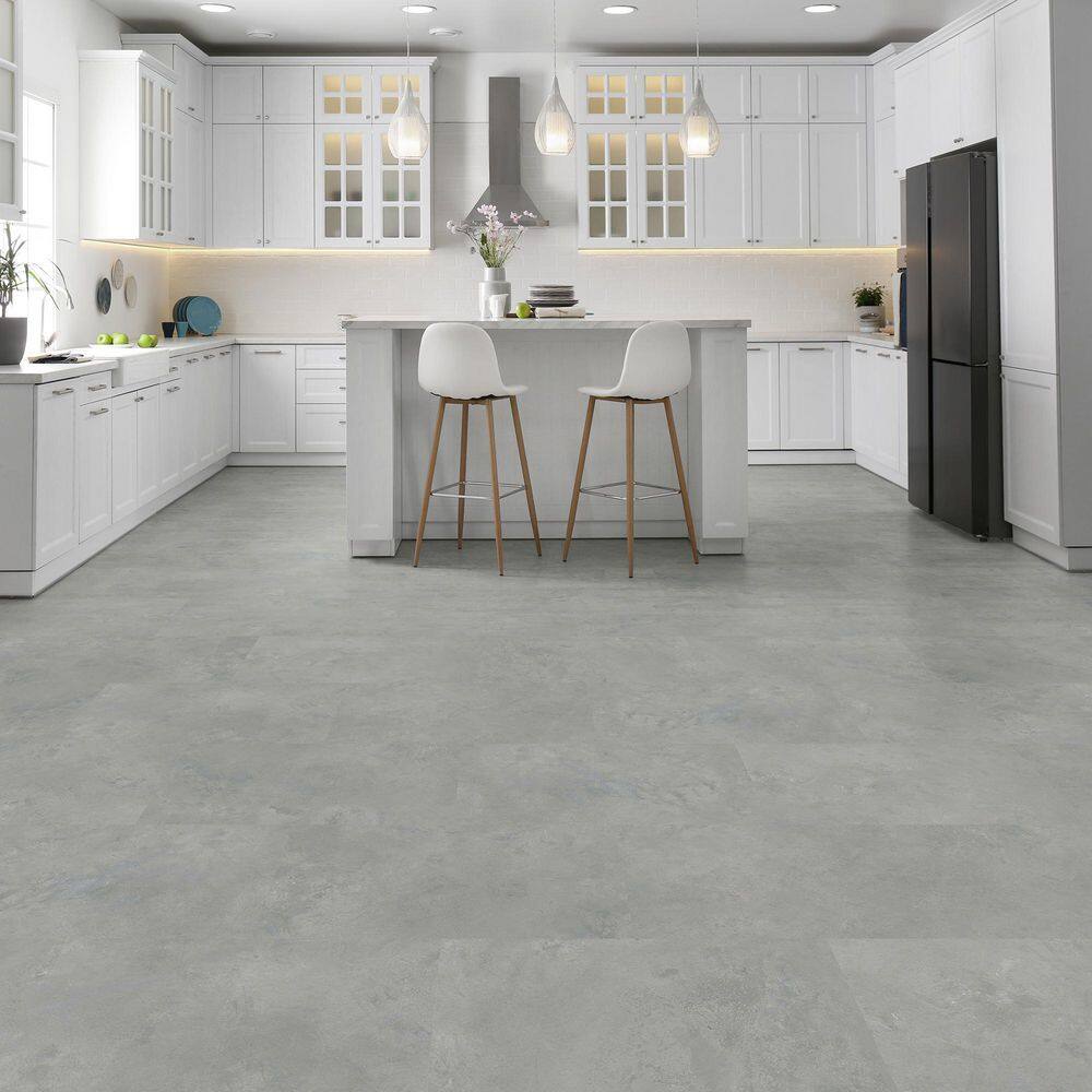 Lifeproof Alderman 12 MIL x 12 in. W x 24 in. L Click Lock Waterproof Vinyl Tile Flooring (23.8 sqftcase) I2433172L