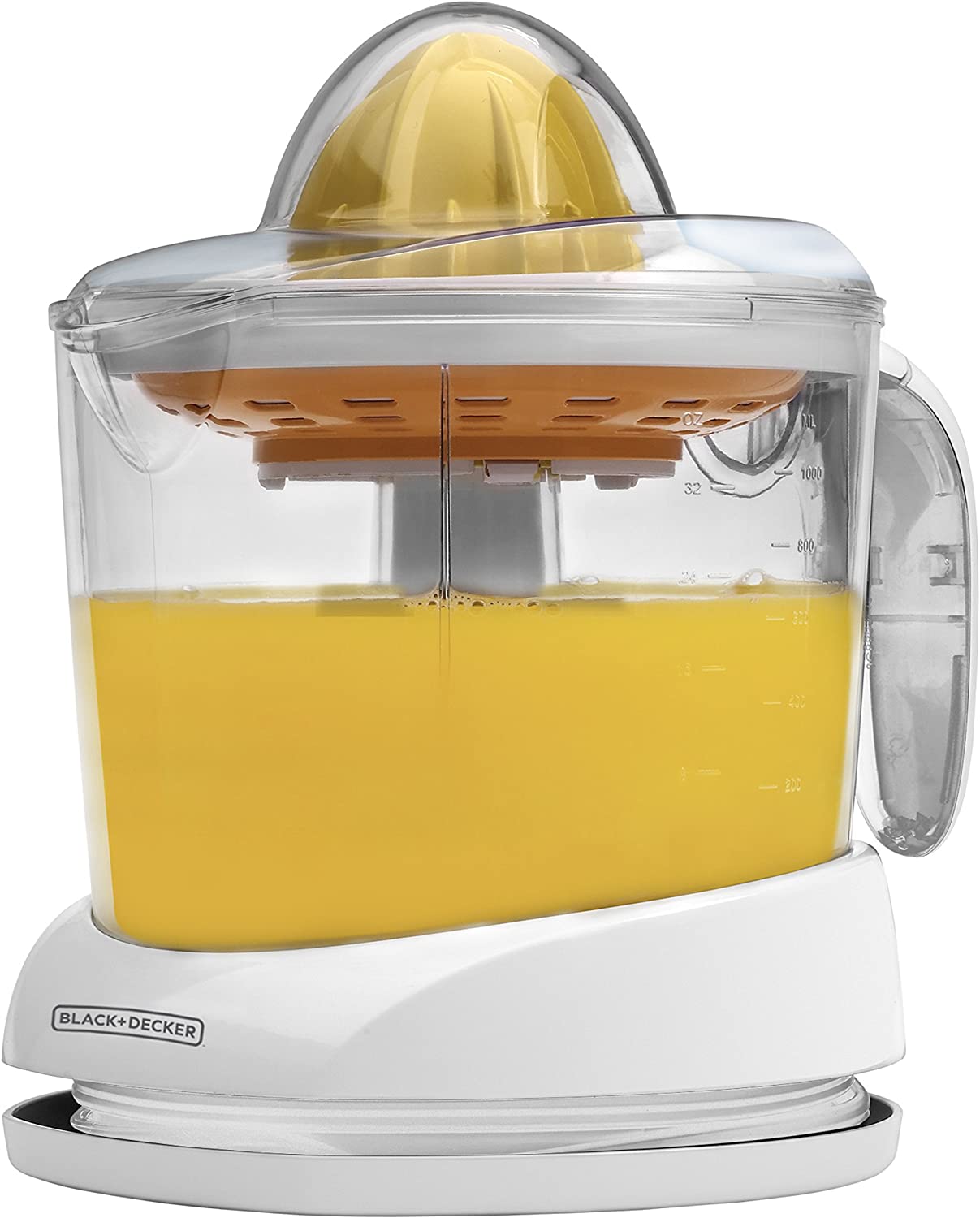 BLACK+DECKER 34-oz White Citrus Juicer， CJ625