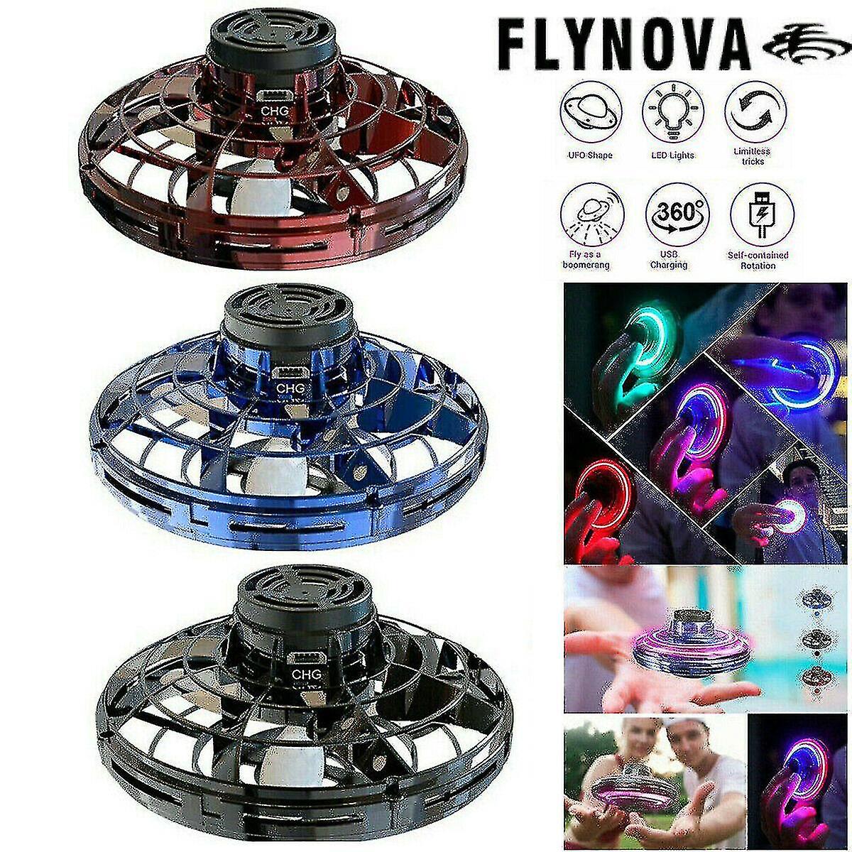 Fly Dr Hovering Spinner Boomerang Fidt Led Kids Toys