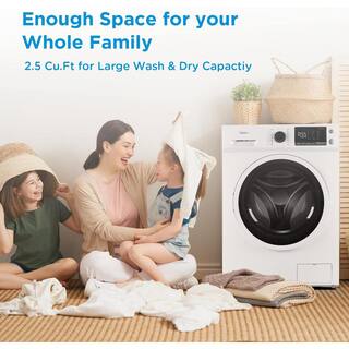 2.5 cu. ft. Front Load Washer in White with inverter technology MLH25N7BWW