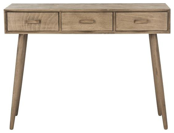 Albus 3 Drawer Console Table  Cns5701B   Midcentury   Console Tables   by BisonOffice  Houzz