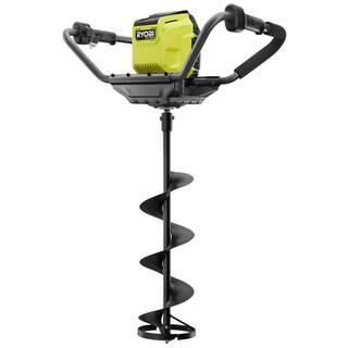 RYOBI 40-Volt HP Ice Auger with 8 in. Bit and 4.0 Ah Battery and Charger RY40712