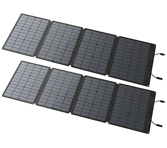 ONEUP 110W Portable Solar Panel 2x for Power Station, Foldable Solar Charger with Adjustable Kickstand, Waterproof IP67 for Outdoor Camping,RV,off Grid System,Originating from EcoFlow