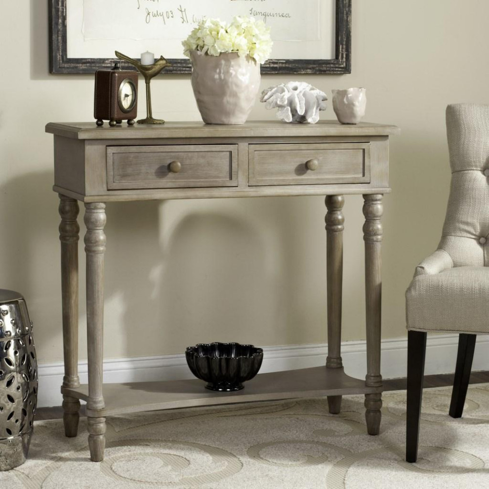 Elizabeth Console Grey   French Country   Console Tables   by AED Luxury Home Decor  Houzz