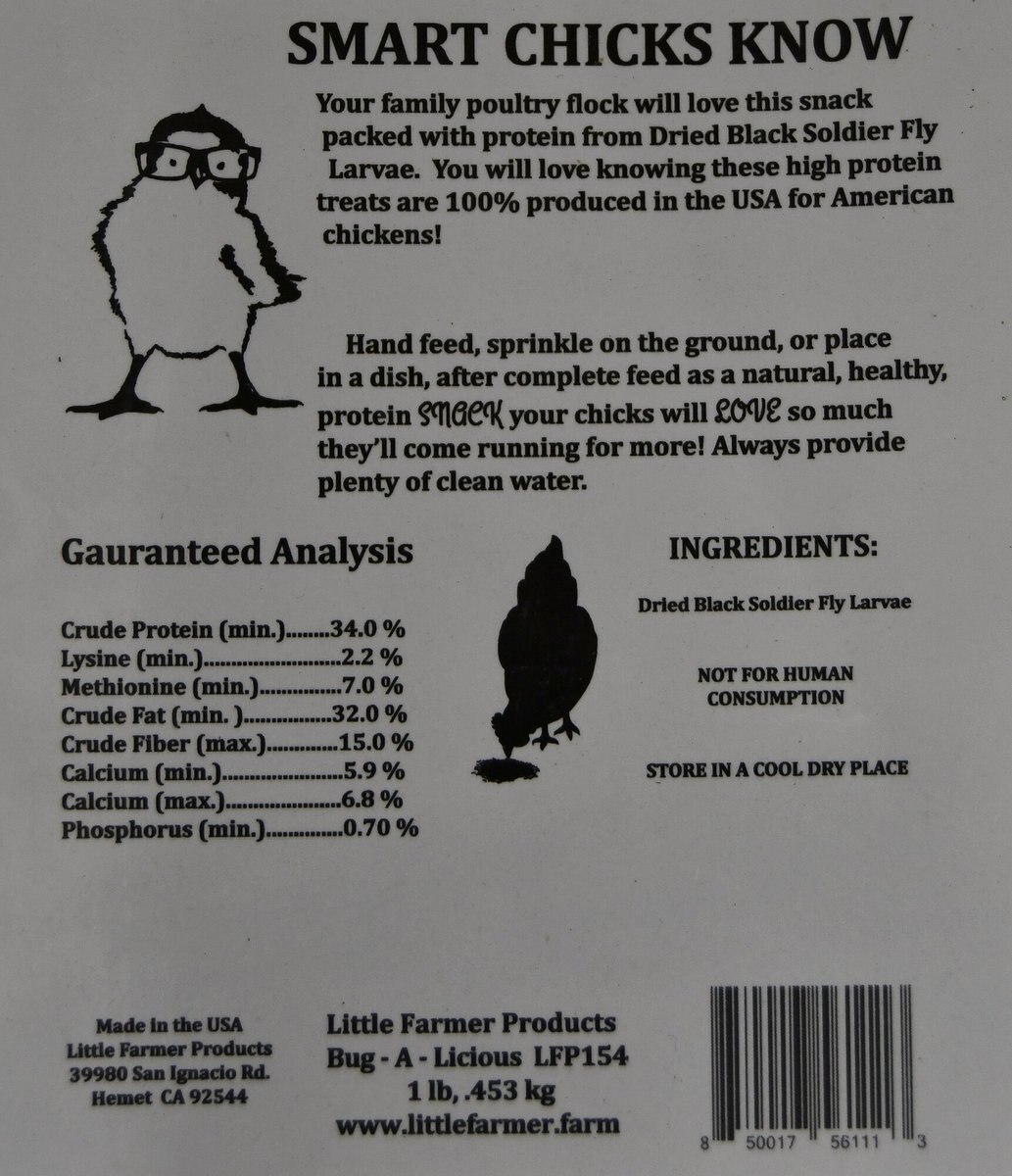 Little Farmer Products Bug-A-Licious Chicken Treats