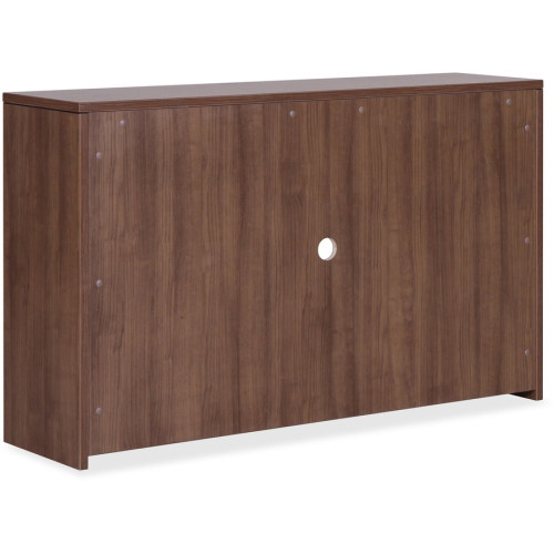 Lorell Essentials Series Walnut 4-Door Hutch (69977)