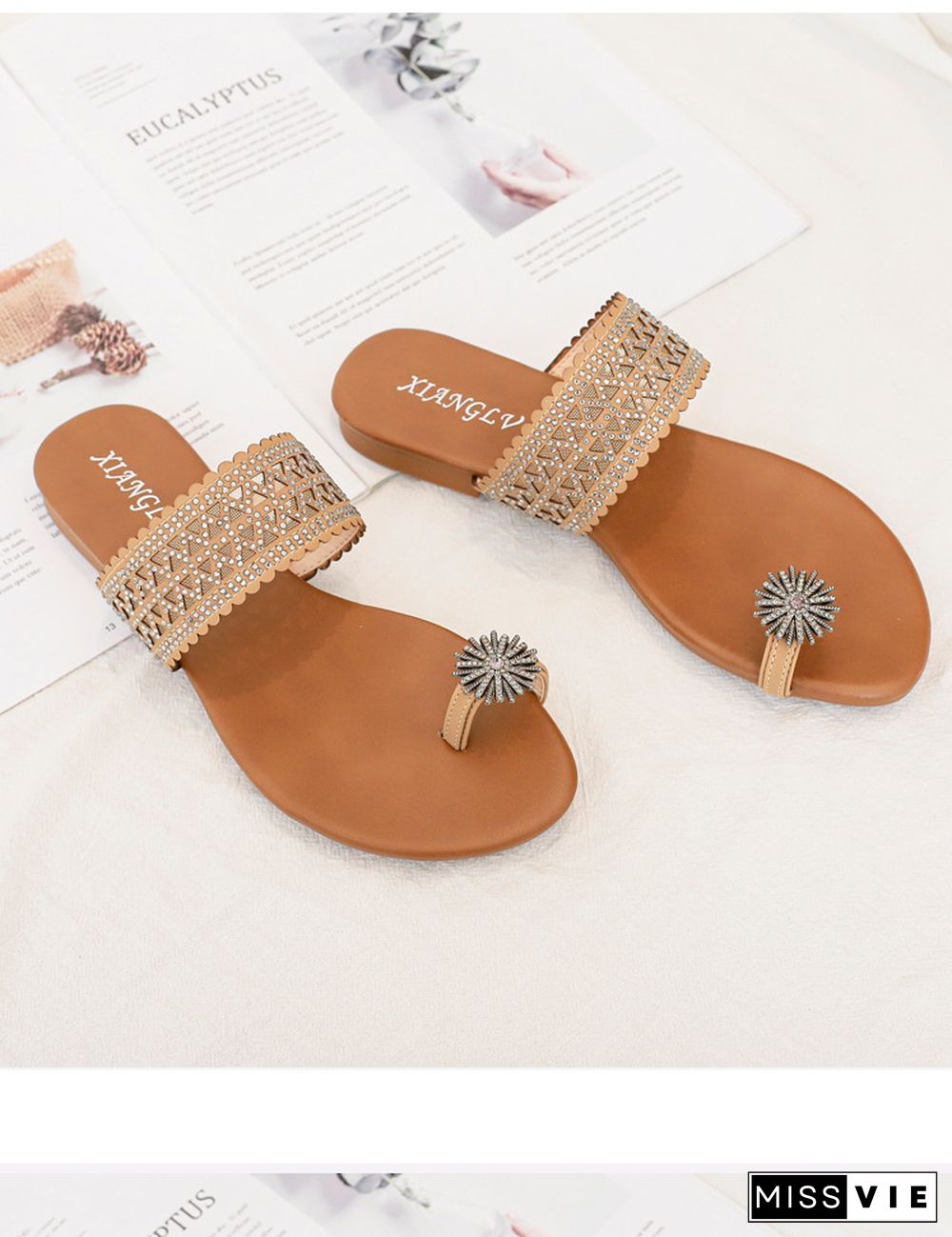 Bohemian all-match seaside Roman sandals