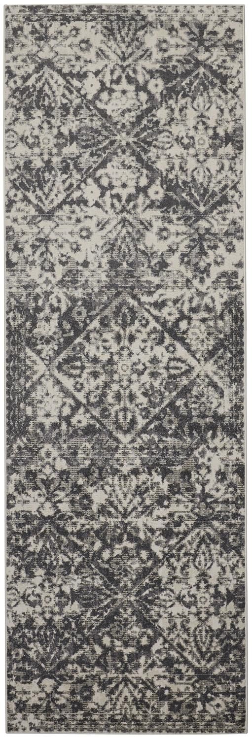 Kiba Gray and Ivory Rug by BD Fine