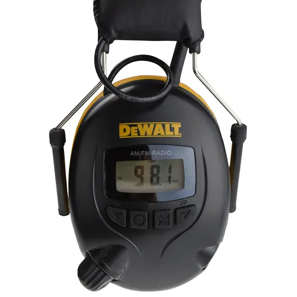 DEWALT Digital AM/FM Radio Earmuffs