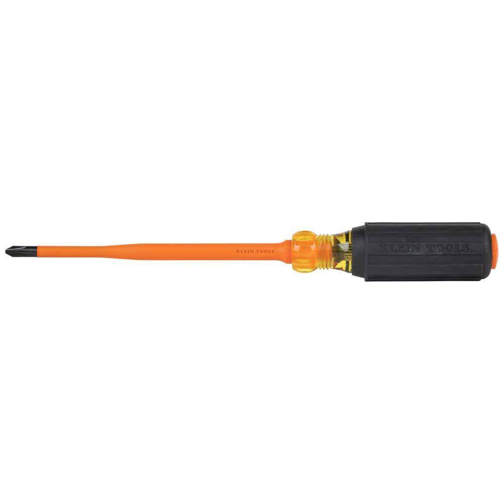 Klein Tools #2 Phillips 6 in. Slim-Tip 1000-Volt Insulated Screwdriver 6936INS