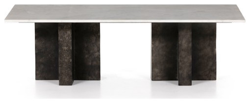 Filipina Coffee Table Black Marble   Modern   Coffee And Accent Tables   by Virgil Stanis Design  Houzz