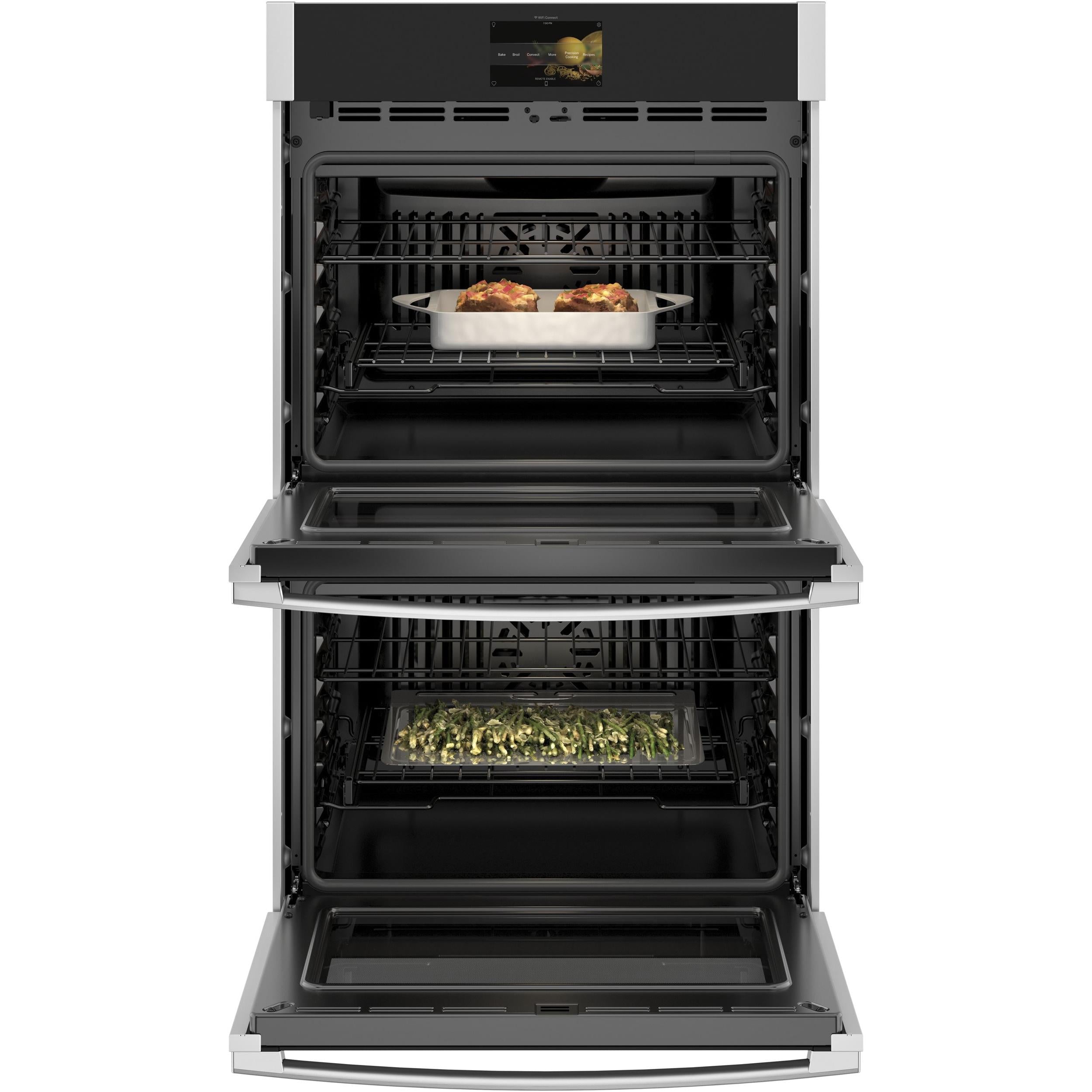 GE Profile 30-inch, 10 cu. ft. Built-in Double Wall Oven with Convection PTD7000SNSS