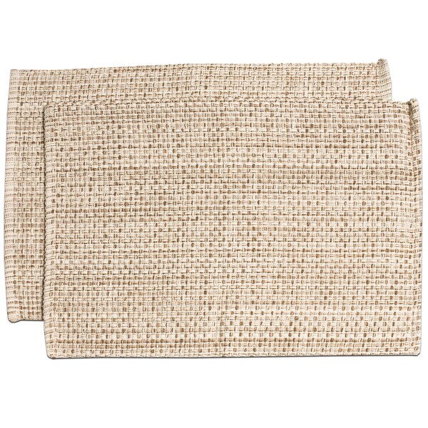 100-percent Cotton Two-tone Placemats (Set of 2， 4 or 6)