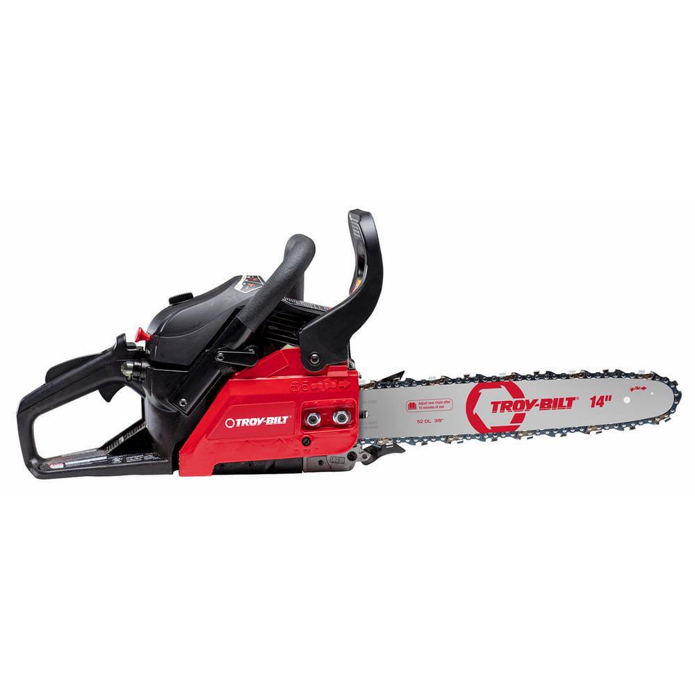 TroyBilt 14 in 42 cc 2Cycle Lightweight Gas Chainsaw with Automatic Chain Oiler