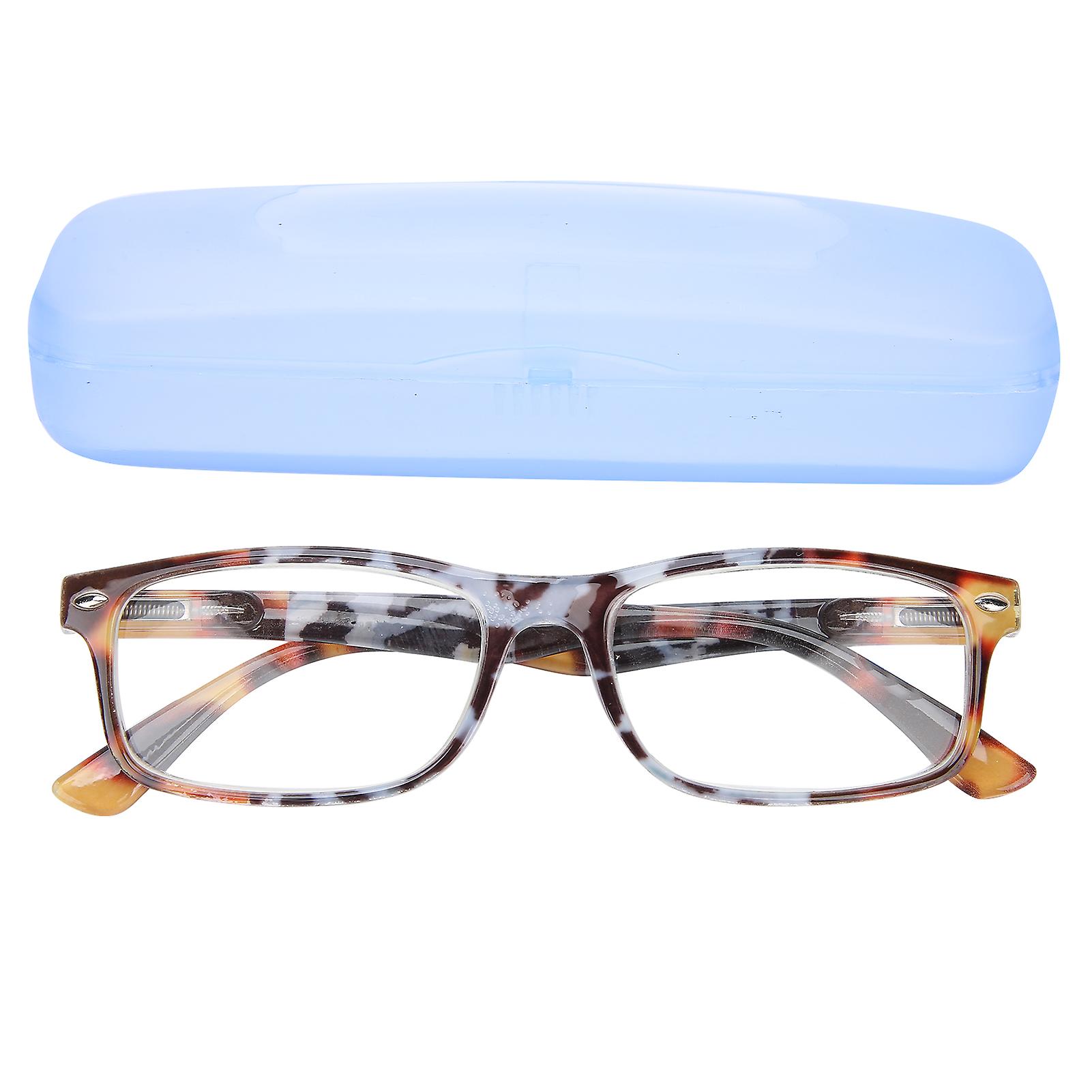 Blue Light Blocking Reading Glasses Exquisite Retro Elderly Presbyopic Glasses With Box+300