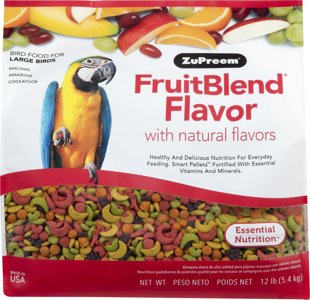 Zupreem FruitBlend with Natural Flavors Large Bird Food