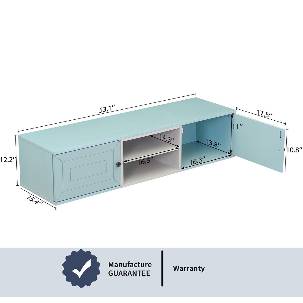 Floating TV Stand Wall Mounted TV Shelf with Large Storage   53.10\