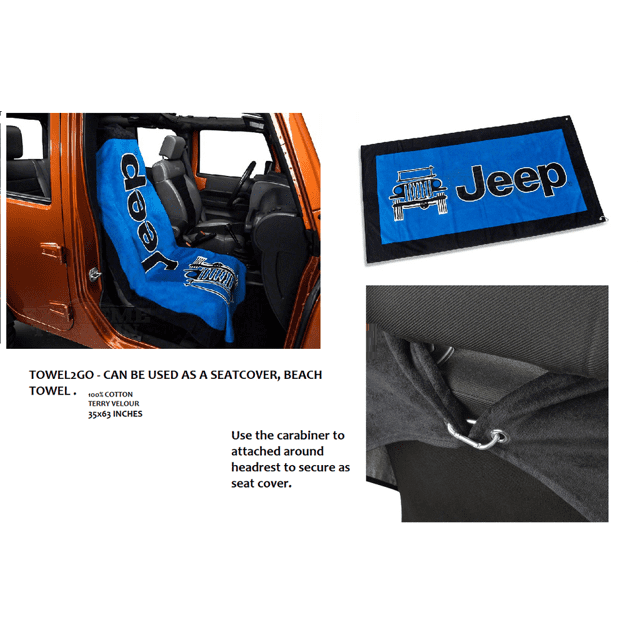 Blue Jeep Towel2GO