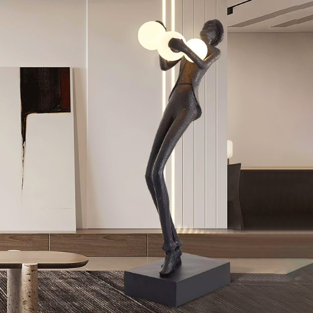 Gentleman Sculpture Floor Lamp