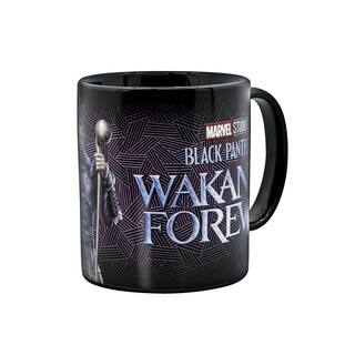 Uncanny Brands Marvel's Single- Cup Black Drip Coffee Maker Panther Wakanda Forever Coffee Mug with Warmer for Your MW1-MVM-BPA1