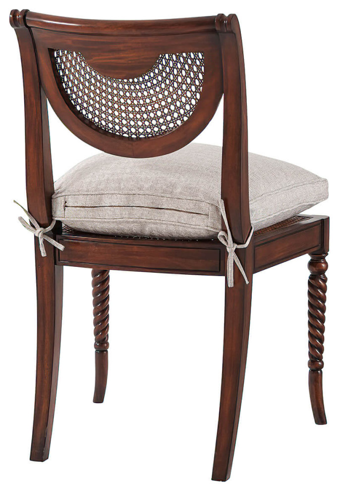 Regency Mahogany Side Chair   Tropical   Dining Chairs   by English Georgian America  Houzz