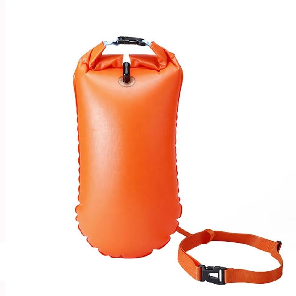 PVC Waterproof Dry Bag Swimming Backpack Kayak Rafting Drifting Camping Hiking Rucksack Inflatable Flotation Bag Life Buoy