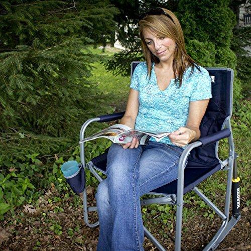 GCI Outdoor Freestyle Rocker Portable Folding Rocking Chair, Cinnamon