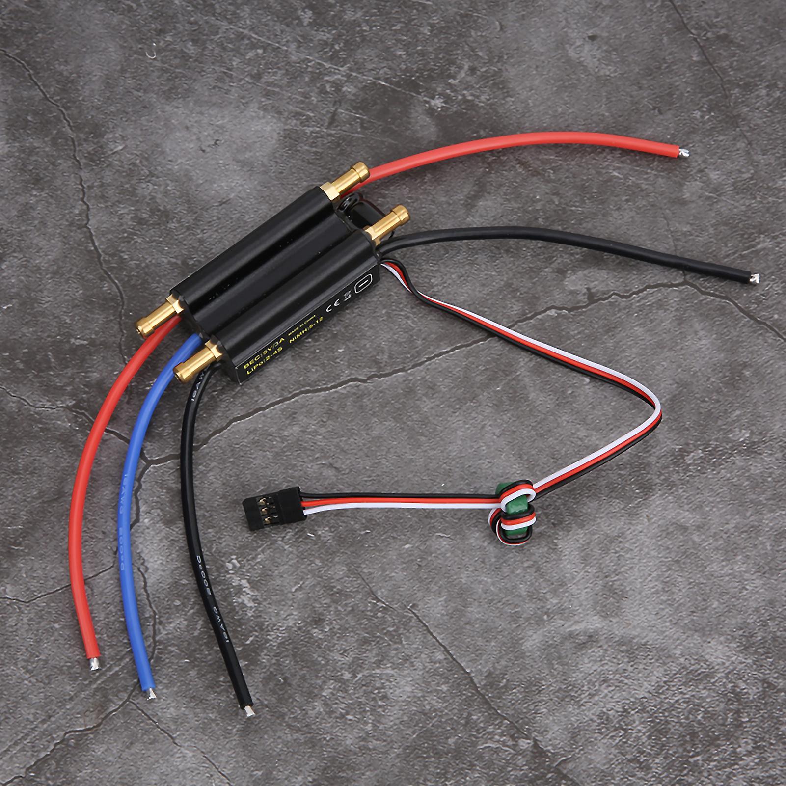 30a Rc Boat Waterproof Brushless Esc Electric Speed Controller Accessory For Rc Boat