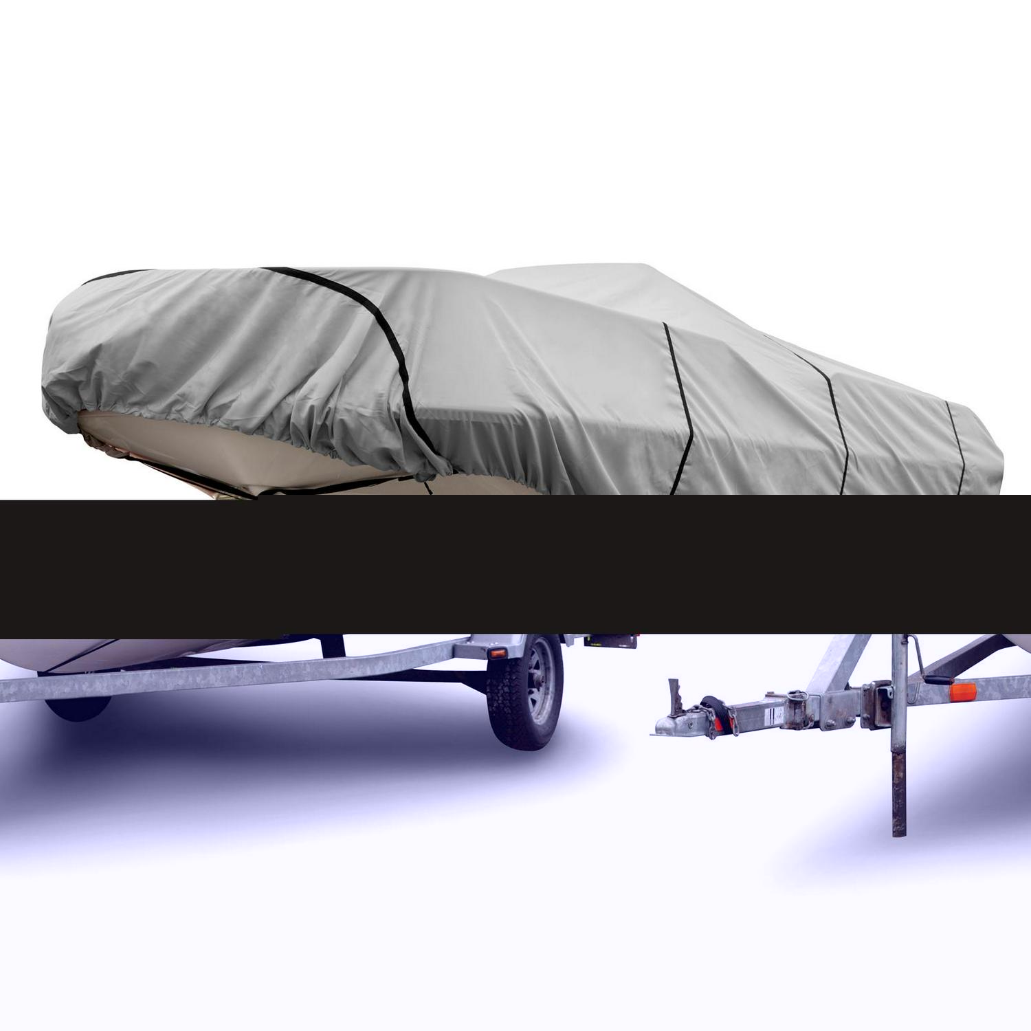 Budge 300 Denier Gray Boat Cover Moderate Outdoor Protection Multiple Sizes  Crowdfused