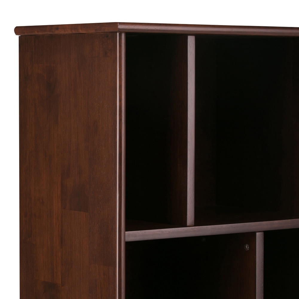 WYNDENHALL Tierney SOLID HARDWOOD 64 inch x 22 inch Mid Century Modern Bookcase and Storage Unit   22\