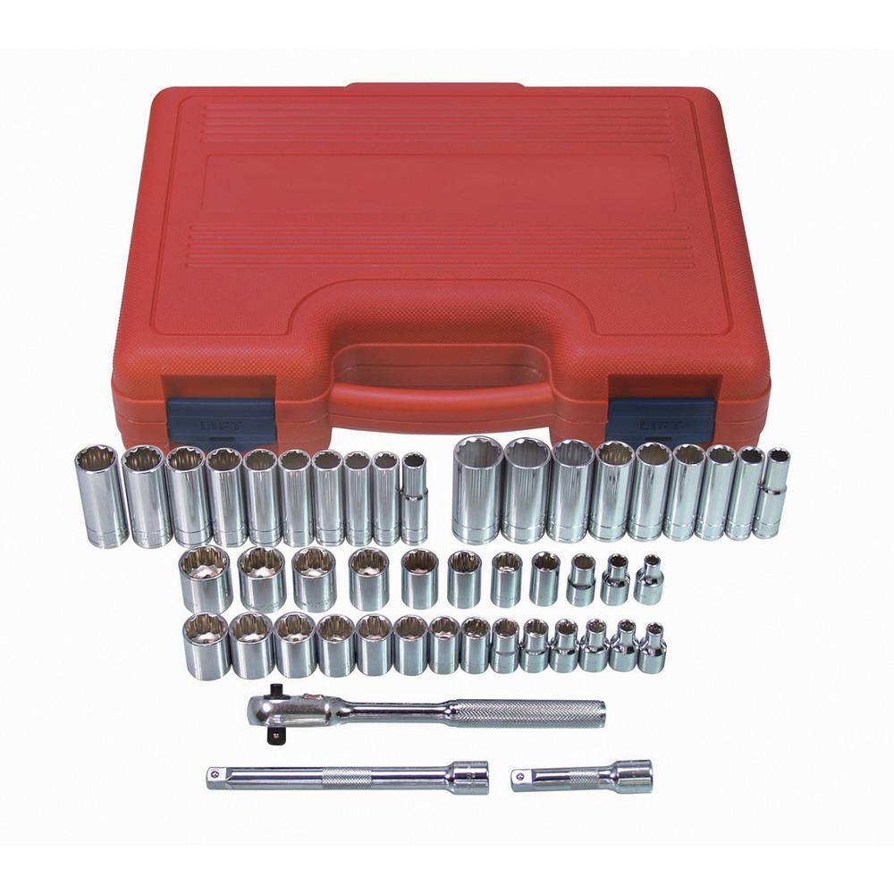 K Tool International Socket Set 38 Drive 12-Point (47-Piece) KTI22547