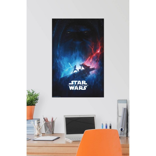 X 22 quot Star Wars The Rise Of Skywalker One Sheet Premium Poster Trends International