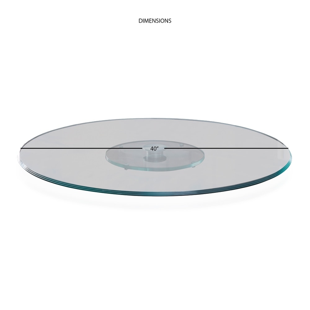 Hampton 72 inch Round Dining Table with Optional Lazy Susan by Greyson Living