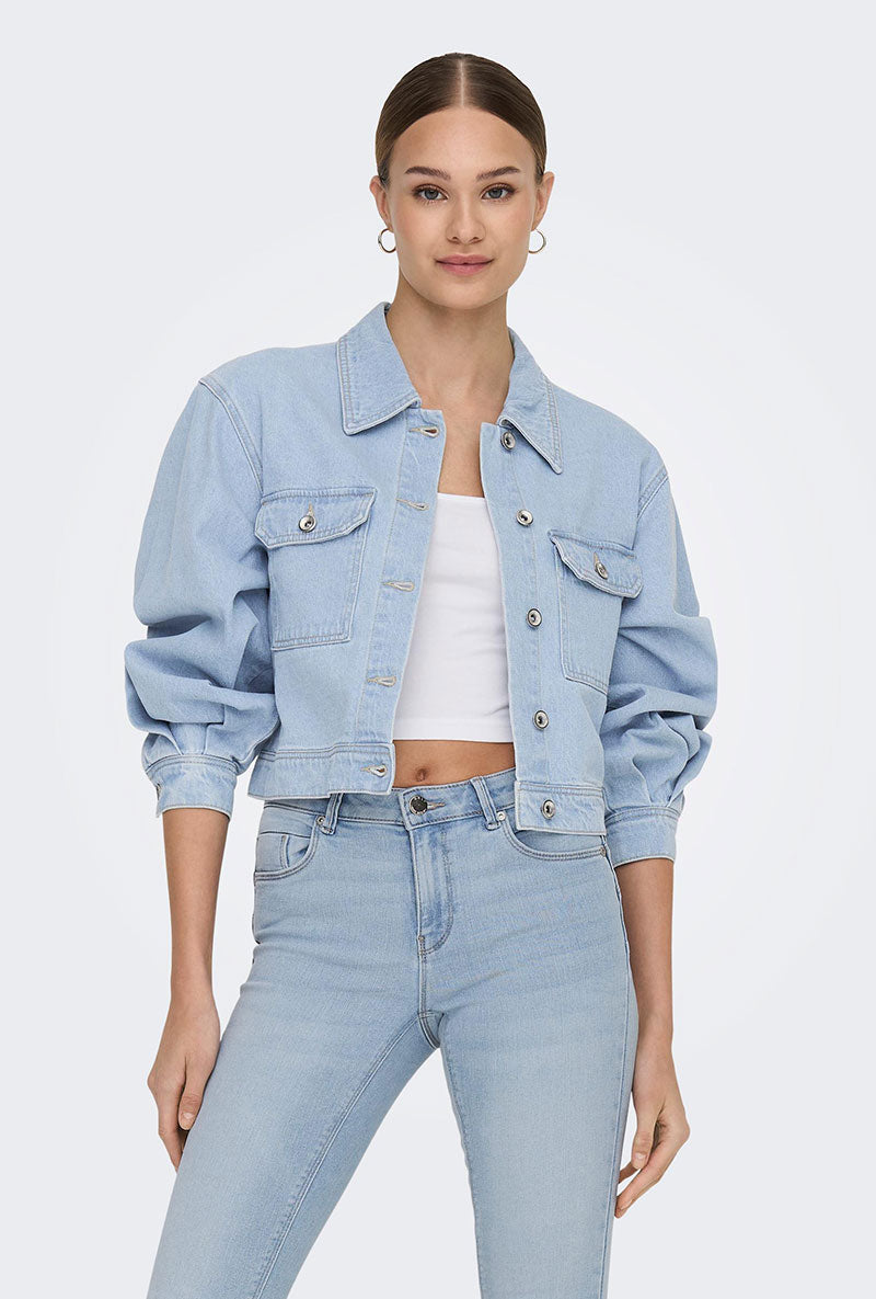 BRETT SHOULDER DENIM JACKET