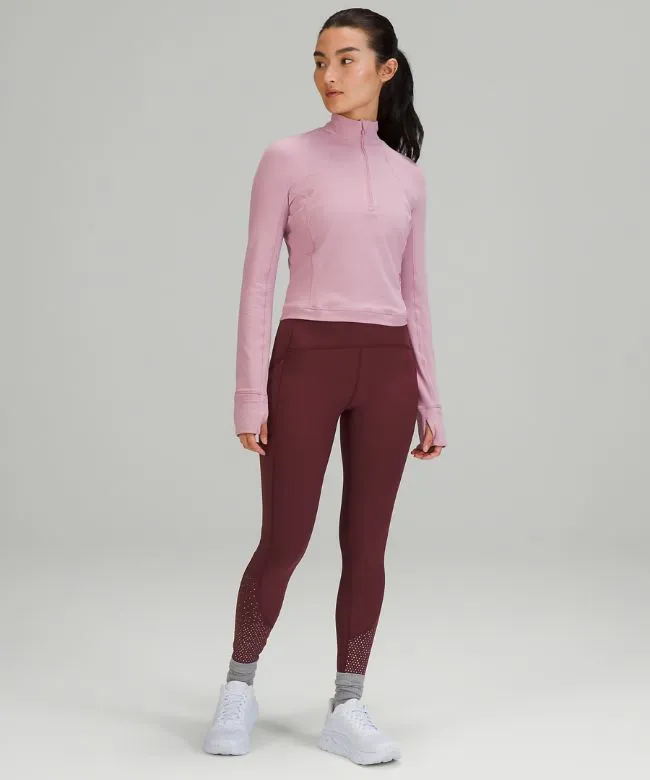 It's Rulu Run Cropped Half-Zip