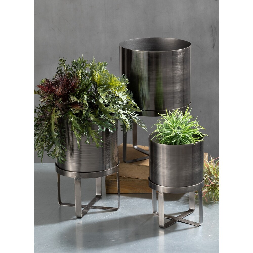 Sullivans Planter With Stand   Set 3