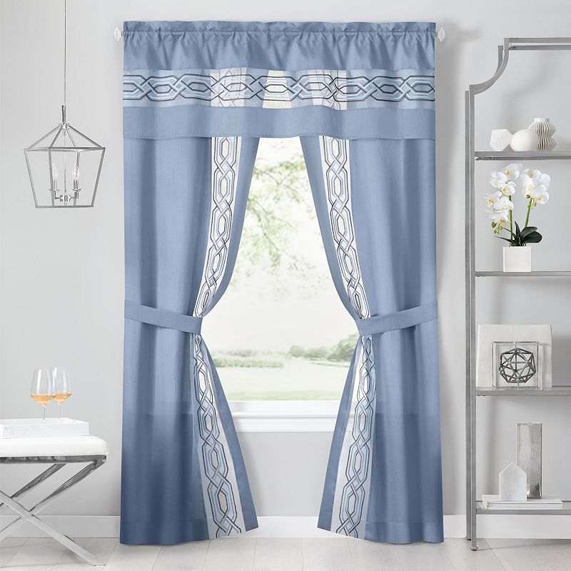 Achim Paige 5-Piece Window Curtain Set