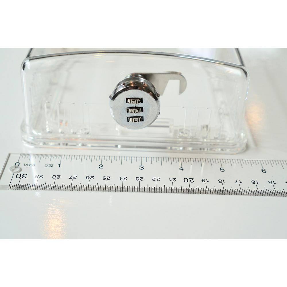 StatGuardPlus Universal Thermostat Guard Clear with Changeable Code Combination Lock SGP201401