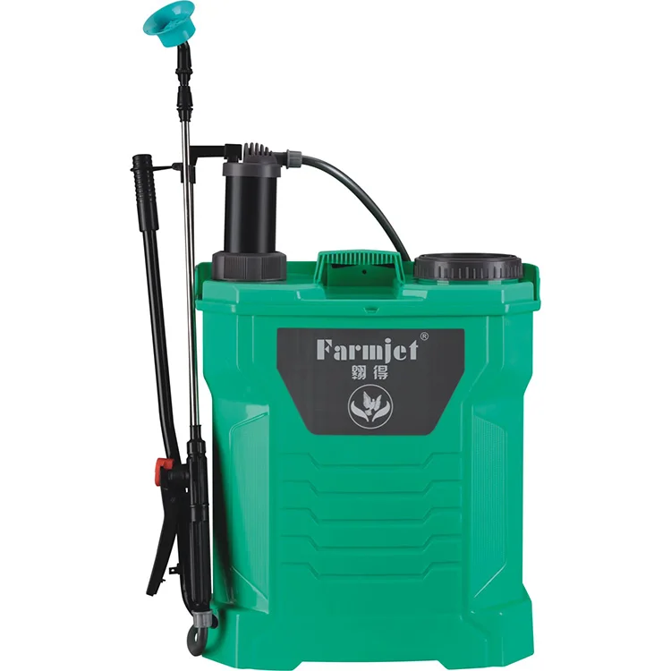 Farmjet 2021 Newest Style High Quality Manual Pressure Pump Agriculture Knapsack Manual Sprayer With Free Nozzle