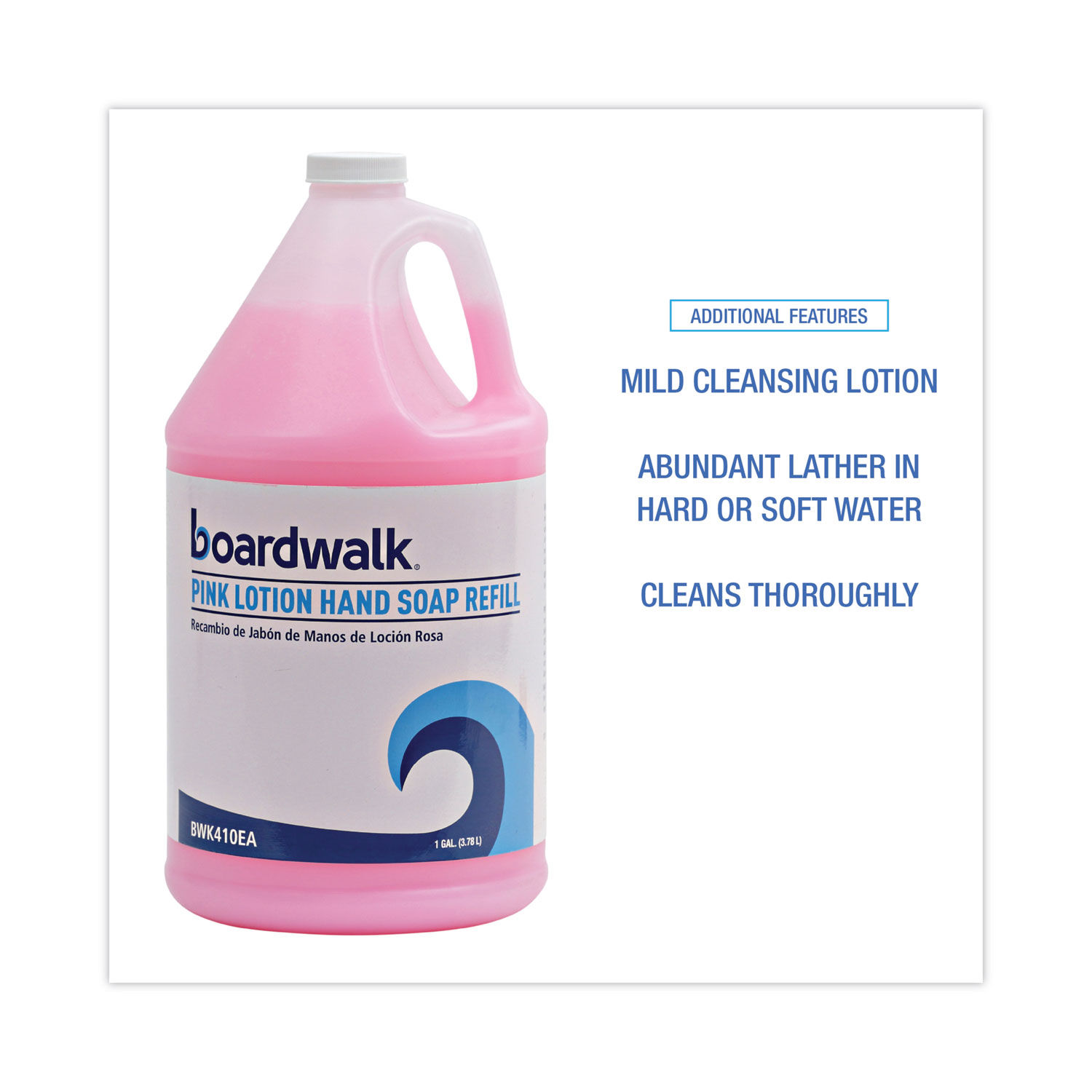 Mild Cleansing Pink Lotion Soap by Boardwalkandreg; BWK410EA